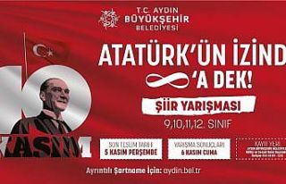 Büyükşehir’den Atatürk konulu ödüllü şiir...