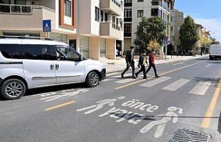 Büyükşehir’in ‘Güvenli yollar’ çalışması...