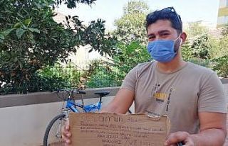 Çaldığı bisikleti 3 gün sonra özür ve af notuyla...