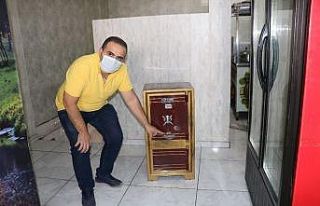 Çaldığı televizyonları çalıntı motosiklet...