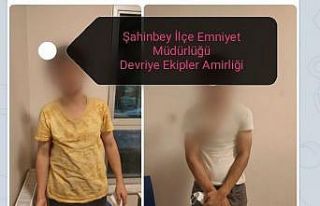 Çalıntı motosikletle hırsızlık yapan şüpheliler...