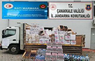 Çanakkale’de kaçak içki operasyonu:5 gözaltı