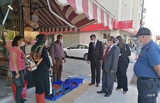 Çan’da maske denetimi