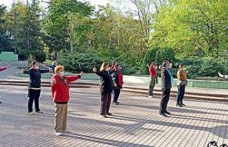 Çankaya’da açık havada spora devam