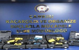 Çankırı’da kaçak ’matkap’ operasyonu
