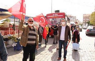 Canlı heykellerle Kurtuluş Savaşı