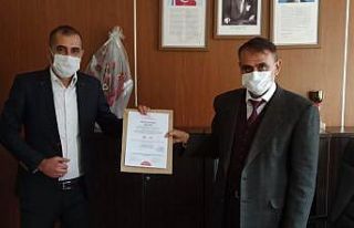 Çavdarhisar Ortaokulu’na ’’Okulumuz temiz sertifikası’’