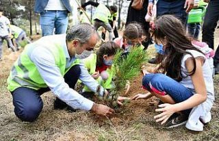 Çayırova’da 81 il için 81 fidan dikildi