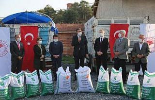 Çiftçilere 75 ton Macar Fiği tohumu dağıtıldı