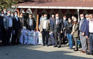 Çiftçilere İtalyan çim tohumu dağıtıldı