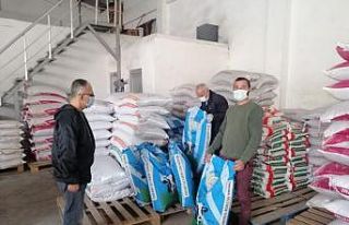 Çiftçilere yem bitkisi tohumu dağıldı