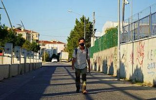 Çılgın gurbetçi Almanya’dan yürüyerek geldi