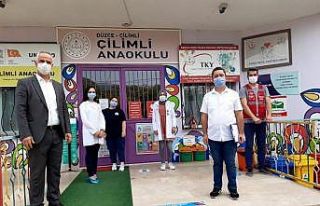 Çilimli’de okullarda denetim yapıldı