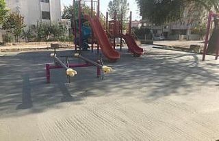 Çocuk oyun alanları bakımdan geçiyor
