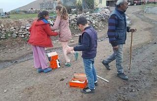 Çocukların yüzünde tebessüm oldu