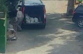 Çöpe attığı inşaat atıklarını jet hızıyla...