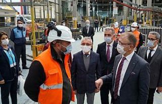 Çorlu’da fabrikalara korona virüs denetimi