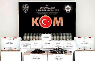 Çorum polisinden sahte içki operasyonu