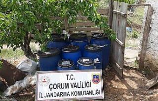 Çorum’da sahte içki operasyonu