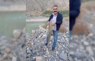 Çukurca’da yakalanan alabalık görenleri şaşırttı