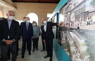 Cumhurbaşkanı Erdoğan, Tersane İstanbul’da incelemelerde...