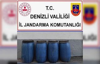 Denizli’de 840 litre kaçak şarap yakalandı