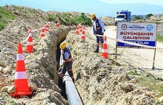 Denizli’nin Adalet ve Selçukbey Mahallsinde su...
