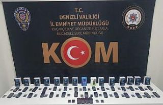 Denizli’ye kaçak yollarla gelen ürünlere el konuldu