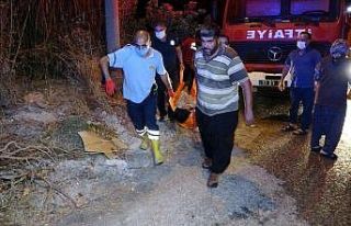 Depodaki sandıklar yandı, dumandan etkilenen 1 kişi...