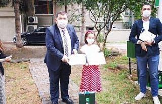 Dereceye giren öğrenciler ödüllendirildi