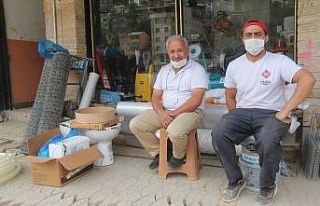 Dereli esnafı geçtiğimiz ay yaşanan selin ardından...