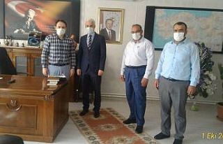 Din görevlileri Kaymakam Alemdaroğlu’nu ziyaret...