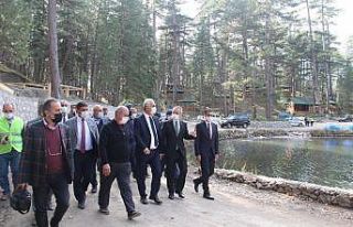 Dipsizgöl Tabiat Parkında çalışmalar devam ediyor