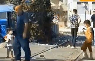 Diyarbakır şehir merkezinde demir yolu geçişleri...