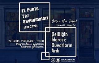 DÜSAM “12 Punto Tez Savunmaları” başlıyor