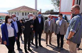 Düzce İl Genel Meclisi Antik Kentte incelemelerde...