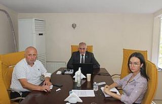 Düzce TSO Başkanı Şahin Karadeniz Odaları toplantısında...