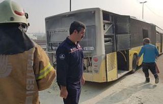 E-5’te korkutan yangın