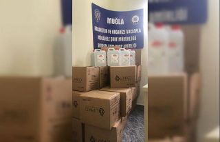 Eczaneden 545 litre etil alkol çıktı