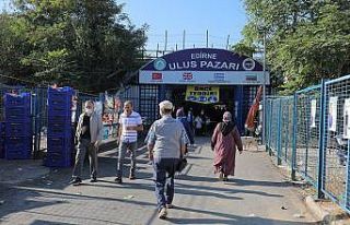 Edirne’de, Bulgarca maske ve sosyal mesafe anonsu