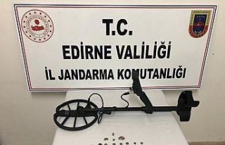 Edirne’de izinsiz kazıya suçüstü