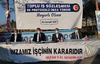 Edremit Belediyesi ile Hizmet-İş arasında toplu...