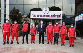 Efeler Belediyesi Arama Kurtarma Ekibi İzmir’e...