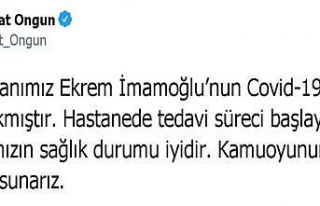 Ekrem İmamoğlu korona virüse yakalandı