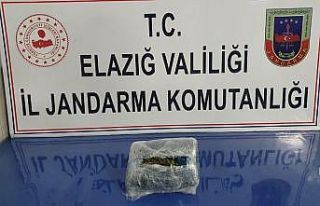 Elazığ’a esrar getirmeye çalışan şüpheli...