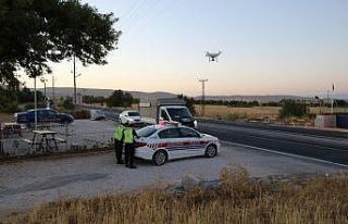 Elazığ’da jandarma, drone destekli uygulamayla...