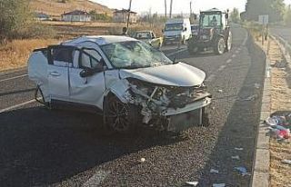 Elazığ’da trafik kazası:3 yaralı