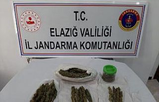 Elazığ’da uyuşturucu taciri yakalandı, 5 kilo...