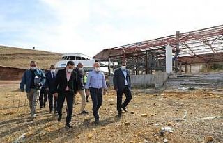 Eleşkirt’te atıl durumda bulunan kayak merkezi...