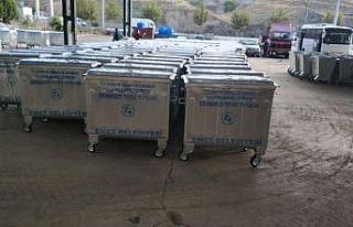 Emet Belediyesi 100 adet çöp konteyneri satın aldı